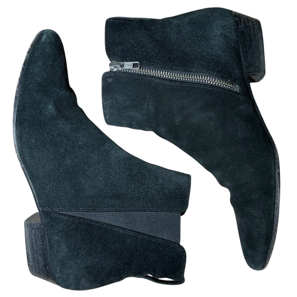 ISABEL MARANT Etoile | Women’s Black Suede Patsha Ankle Stretch Bootie size 39 - Picture 12 of 15